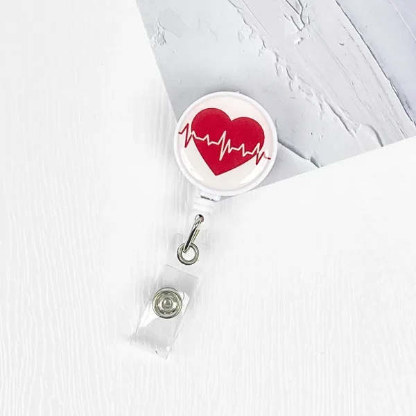 Nurses Doctors Retractable Badge Reels Kawaii Cartoon Pattern Uniform Pocket Clips Work Card Holder Hospital Supplies - Image 5